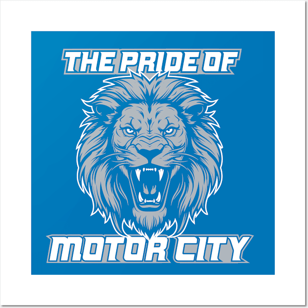 The Pride of the Motor City Wall Art by Vector Deluxe